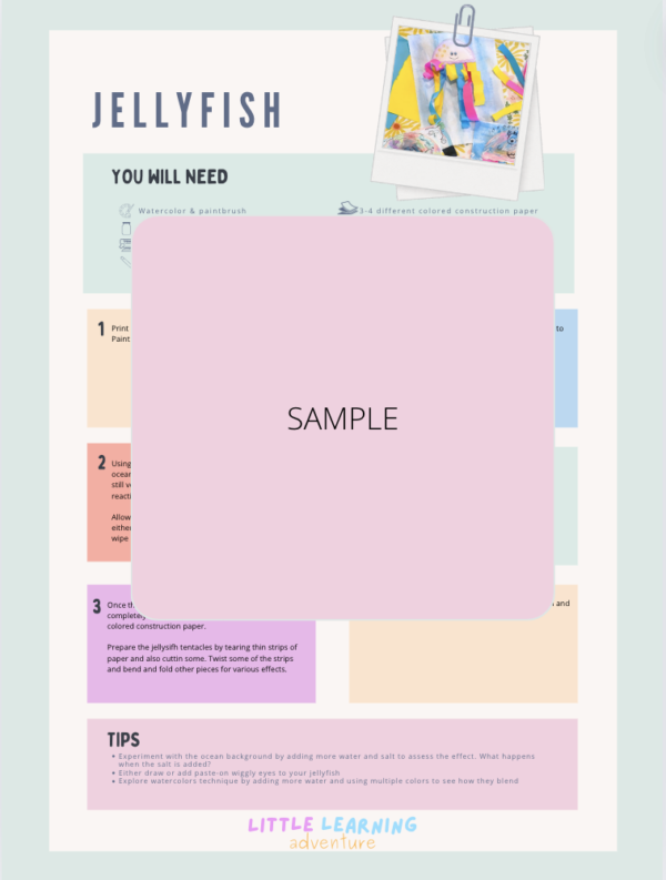 Jellyfish Activity - Digital Download - Image 4